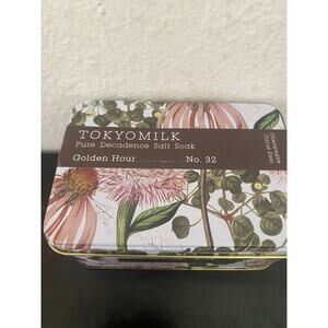 Tokyo Milk Pure Decadence Salt Soak Golden Hour No 32 Champagne Citrus Zest NIB